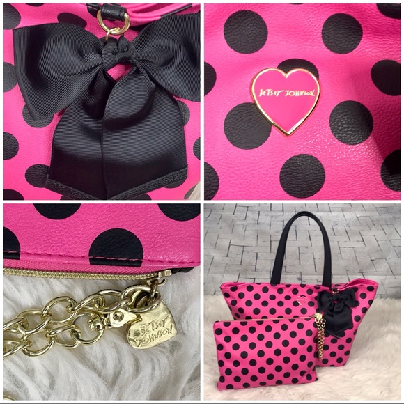 Betsey Johnson 2-pc Tote Set - Picture 6 of 8